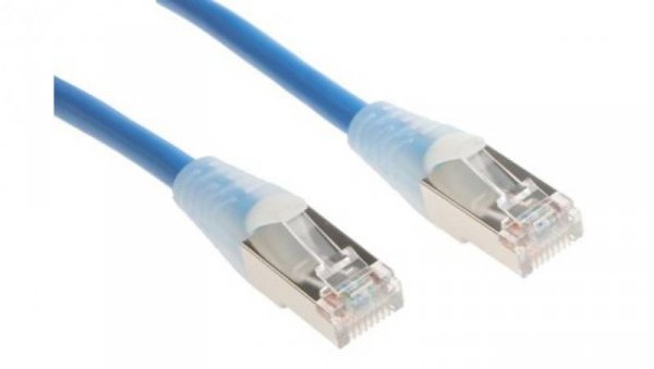Kabel kat. 5e F/UTP Niebieski 1m