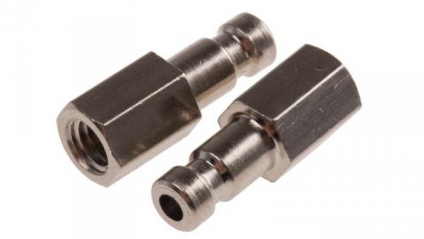 Szybkozłączka pneumatyczna, materiał Mosiądz, złącze Metryczne M5 żeńskie, RS PRO Rectus 20, Rectus 91, Walther 06-003