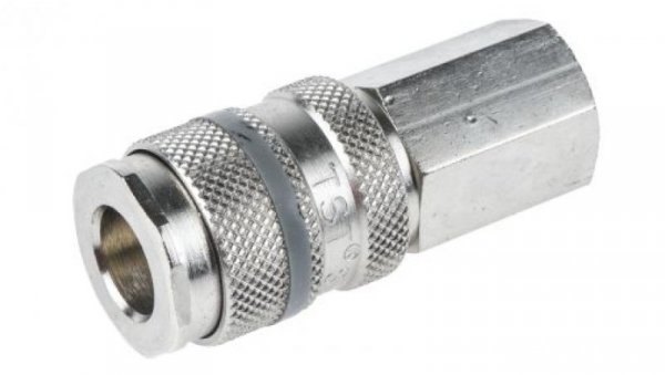 Szybkozłączka pneumatyczna, materiał Mosiądz, złącze G 3/8 żeńskie, RS PRO CEJN 310, Forster, Hansen 3000, ISO 6150 B,