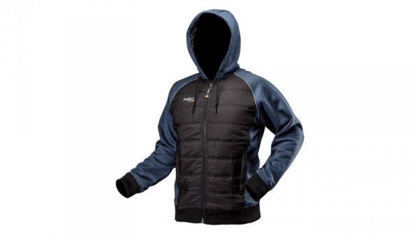 Bluza dziana, ocieplana z kapturem, rozmiar M 81-556-M