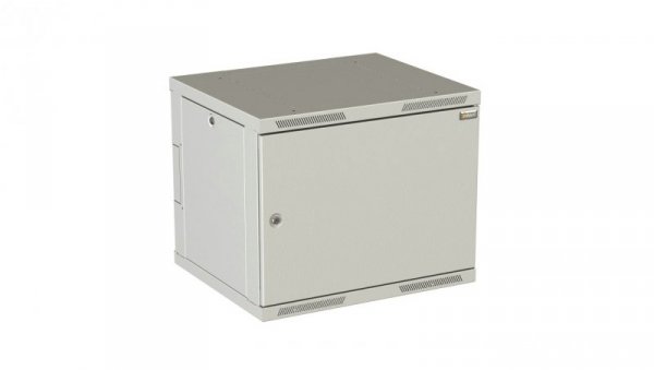 Szafka naścienna SENSA DUO 21U 600mm, drzwi blaszane, RAL 7035