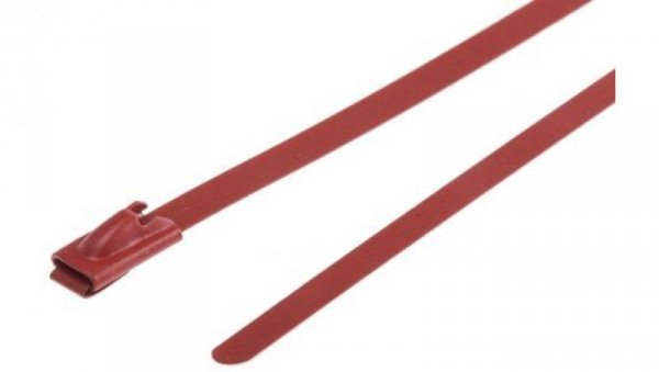 Opaska kablowa 360mm 4.6 mm Stal nierdzewna z powłoką poliestrową 100 sztuk RS PRO