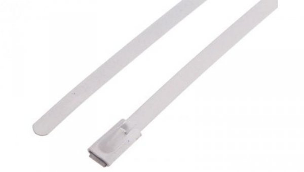 Opaska kablowa 360mm 4.6 mm Stal nierdzewna z powłoką poliestrową 100 sztuk RS PRO