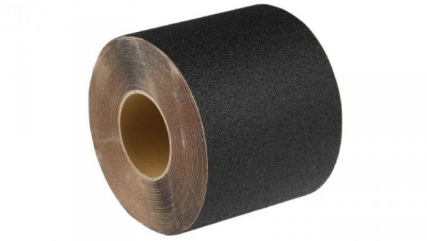 Taśma ostrzegawcza kolor: Czarny, materiał: Polietylen, 152mm x 18.3m, RS PRO