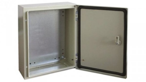 Szafka ścienna rozdzielcza RAL 7032, materiał: Stal, IP66, 300 x 400 x 210mm, RS PRO