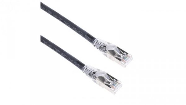 Zespół kablowy kategorii 6a Czarny S/FTP RS PRO