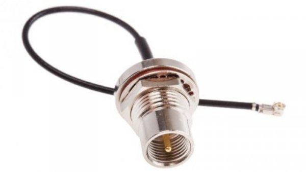 Kabel koncentryczny, RF, Czarny Wtyk FME Żeńskie U.FL 100mm, RS PRO Z zakończeniem