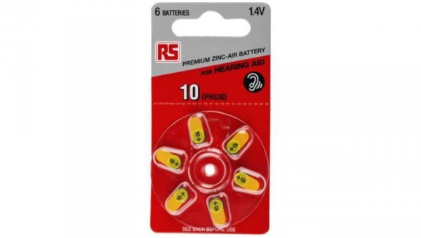 Bateria pastylkowa, PR70, 1.4V, 100mAh, RS PRO