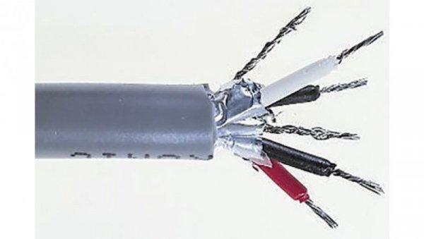 Wieloparowy kabel przemysłowy, 2 -parowy , 24 AWG AWG , izolacja PVC Ekranowany Przewód wielożyłowy