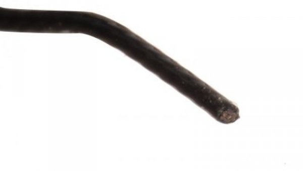 Przewód do urządzeń PTFE PTFE Czarny, 25m 0,22 mm² 7/0,2 mm, 300 V, -75 → +200C, Ø 0.95mm, RS PRO BS3G210