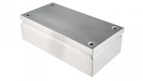 Puszka elektroinstalacyjna, 300 x 150 x 80mm, IP66, kolor Niemalowany, materiał Stal nierdzewna, 0-wejściowa, RS PRO
