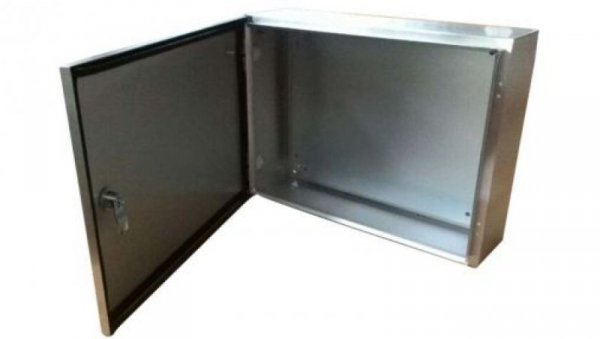 Szafka ścienna rozdzielcza, materiał: Stal nierdzewna typu 304, IP66, 600 x 400 x 200mm, RS PRO
