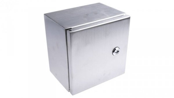Szafka ścienna rozdzielcza, materiał: Stal nierdzewna typu 304, IP66, 200 x 200 x 150mm, RS PRO