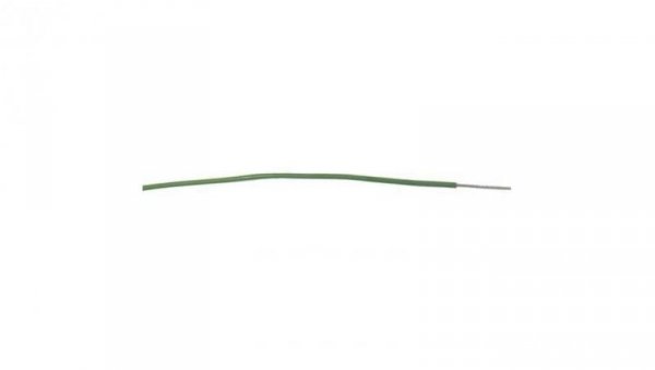 Przewód jednożyłowy linkowy, Przewód instalacyjny, 0,13 mm², 7/0,16 mm, 26 AWG, MPPE, 600 V, Zielony, dł. 100m, RS PRO