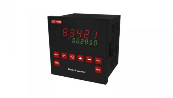 Licznik sekund LED 6-cyfrowy 24 V AC/DC RS PRO