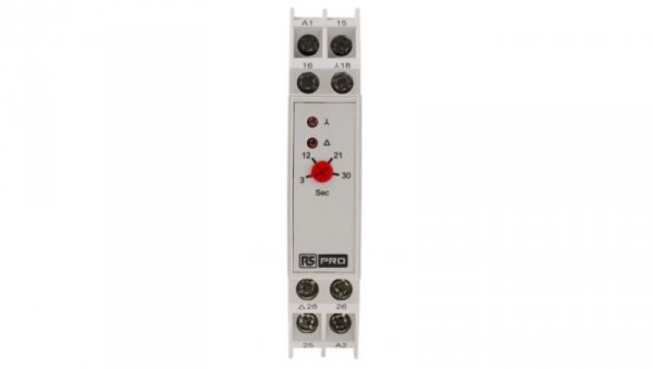 Timer Relay jednofunkcyjny 3 → 120s 2-stykowy SPCO 240 → 415V ac