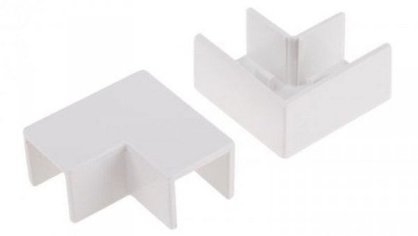 Kątownik płaski do koryt kablowych PVC Kąt płaski 16 x 16mm RS PRO