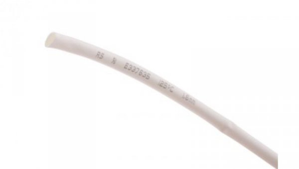 Osłona termokurczliwa Biały 2:1, średnica 1.6mm, dł. 10m, RS PRO
