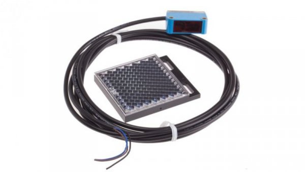 Czujniki fotoelektryczne Retrorefleksyjny NPN w obudowie prostokątnej zakres 7.2 m IP67