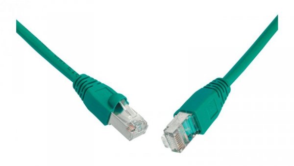 Patchcord CAT6 SFTP PVC 10m zielony snag-proof C6-315GR-10MB
