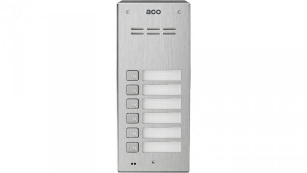 Panel zewnętrzny COMO-PRO-A6 6-przyciskowy NT natynkowy n/t