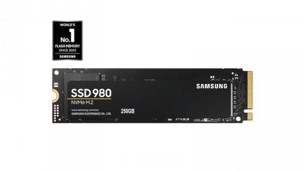 Dysk SSD Samsung 980 250 GB M.2 2280 PCI-E x4 Gen3 NVMe (MZ-V8V250BW)