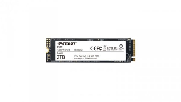 Dysk SSD Patriot P300 2TB M2 2280 PCI-Ex4 Gen3 NvME