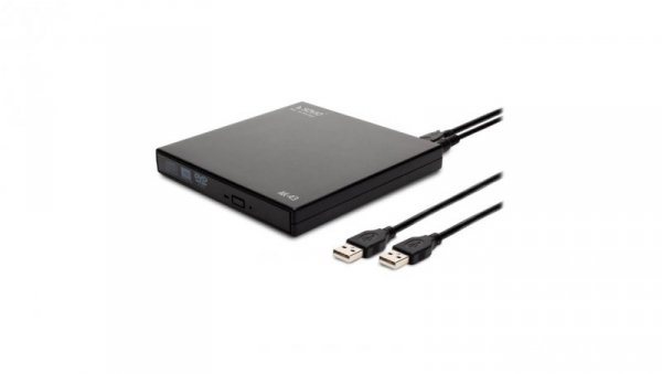 SAVIO NAGRYWARKA ZEWNĘTRZNA TYPU SLIM CD/DVD R/RW – USB 2.0 AK-43