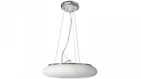 Lampa DOMENICA fi520*H1500mm 4xE27 BIAŁA Szkło + metal