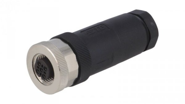 Złącze okrągłe M12 żeńskie proste nieekranowane 5pin 60V PG9 T4110002051-000