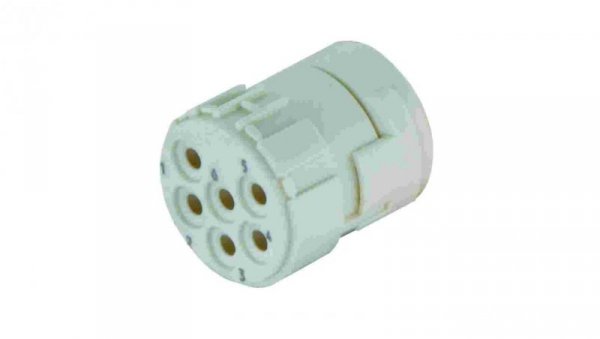 Złącze okrągłe M23 żeńskie bez styków 6pin 300V 09151063101