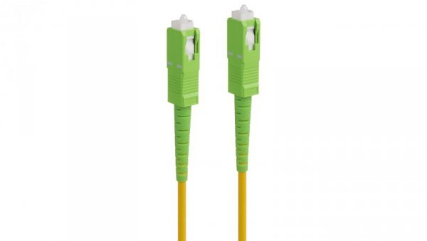 Patchcord światłowód kabel Maclean, SC/APC-SC/APC, jednomodowy, długość 3m, simplex, G657A2, MCTV-433