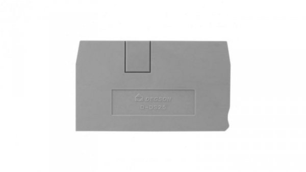 Płytka końcowa do złączki szynowej 2.5mm2 DS2.5 DGN 4036