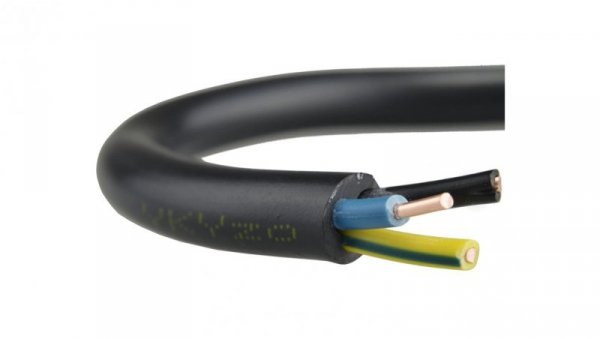 Kabel prądowy YKY 0,6/1kV 3x2,5 drut do ziemi Mercor /100m/