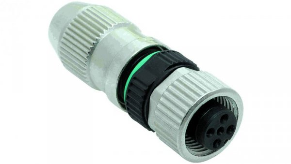 Złącze M12 żeńskie proste 4pin 32V 21031112405