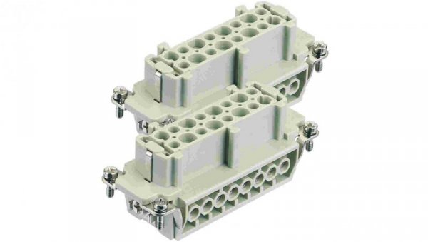 Złącze HAN prostokątne żeńskie 16pin 16A 500V 09330162711