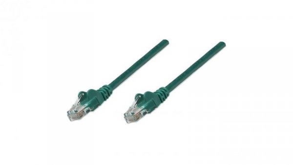 Patch Cord Cat5E UTP 10M Zielony 100 Miedź 325943