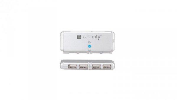 4-Portowy Hub USB 2.0 Hi-Speed 4X USB-A z kablem 55Mm IUSB2-HUB599TY