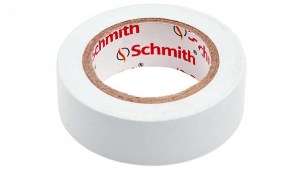 Taśma izolacyjna biała mocna 10m samogasnąca - Schmith