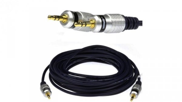 VITALCO JKD26 Kabel Audio AUX mini Jack 3,5mm Stereo (wtyk / wtyk) 3m