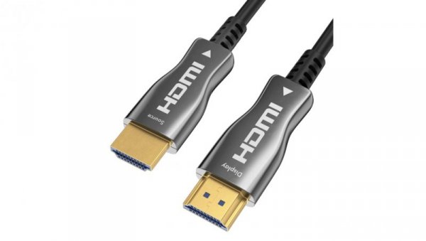 CLAROC Kabel optyczny HDMI 2.0 4K Premium High Speed Ultra HD 4K@60 15m