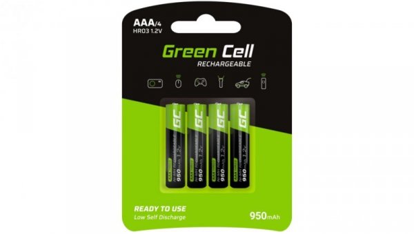 Green Cell Akumulator Ni-MH HR03 / AAA 950mAh /4szt./