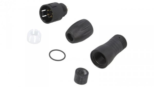 Złącze: okrągłe wtyk 720 męskie PIN: 5 złocony 5A IP67 125V 99 9113 00 05