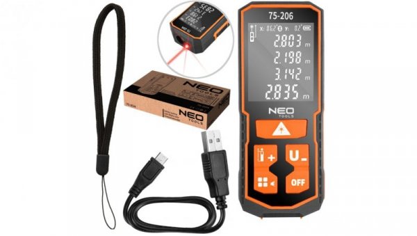 Miernik dystansu dalmierz laserowy 0,05 - 100m IP54 NEO