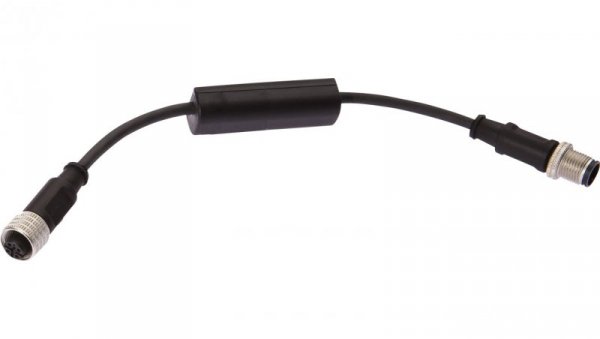 Akcesoria, ultradźwięki, kabel, 0,3 m, M12 żeński (gniazdo) 5-pinowy prosty, M12 męski, AU000013