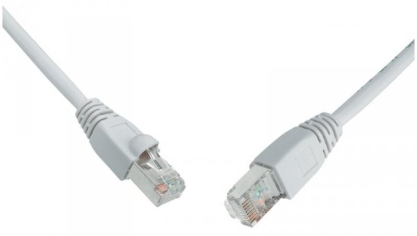 Patchcord CAT5E SFTP PVC 0,5m szary snag-proof C5E-315GY-0,5MB