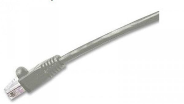 Kabel krosowy RJ45, 568B, U/UTP, linka, PowerCat 5e, LS0H 1m, Szary PCD-01001-0E