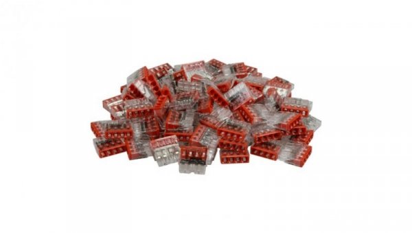 Szybkozłączka 4x 0,5-2,5mm2 na drut 450V/24A ORYGINALNA woreczek 10szt. 2273-204