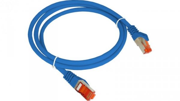 Patch-cord S/FTP kat.6A LSOH 2.0m niebieski KKS6ANIE2.0