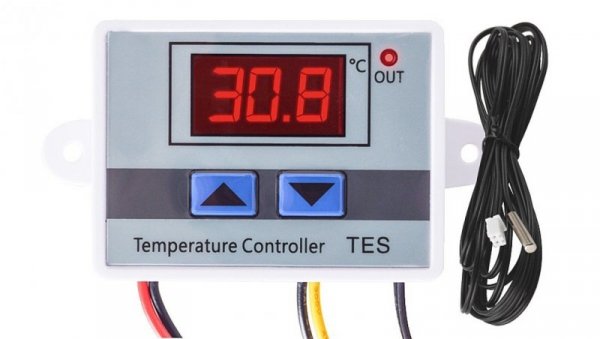 TERMOSTAT ELEKTRONICZNY REGULATOR TEMPERATURY 24V TES24V
